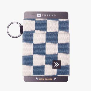 Thread Wallets - Faded Check Elastic Wallet